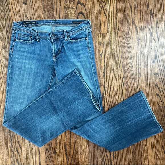 CITIZENS OF HUMANITY COH 90s STYLE INGRID LOW WAIST FLARE JEANS, size 30 - Picture 2 of 9